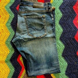 Jack & Jones Men’s Size 34x32 Glenn Slim Stretch Fit